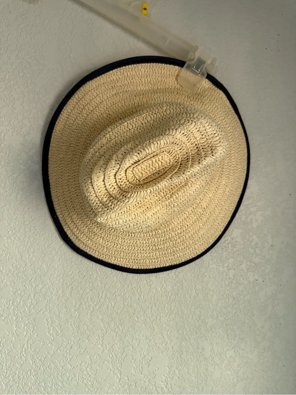 Toddler Boys Shark Print Straw Sun Hat Size 24M